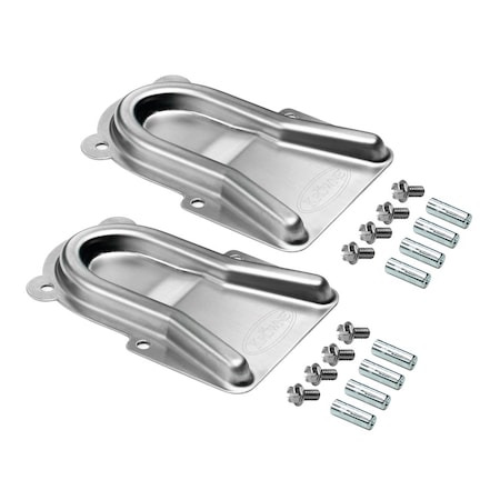 Krowne Stainless Steel Caster Positioning Set, (2) Pieces 28-200